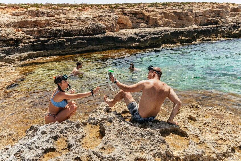 Picture 10 for Activity Malta: Blue Lagoon, Beaches & Bays Trip by Catamaran