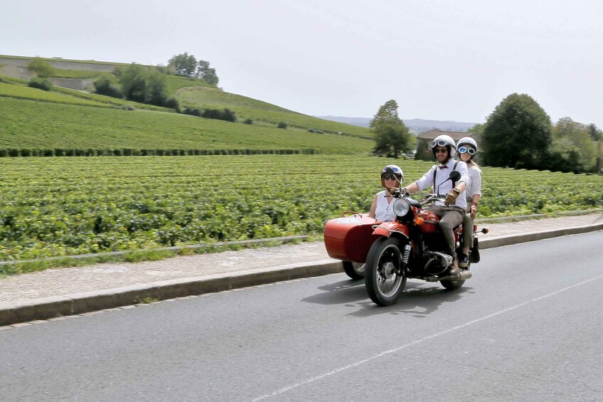 Picture 15 for Activity From Bordeaux: Saint-Emilion Wine Tour in a Sidecar