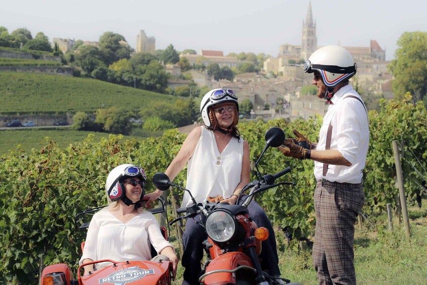 Picture 20 for Activity From Bordeaux: Saint-Emilion Wine Tour in a Sidecar