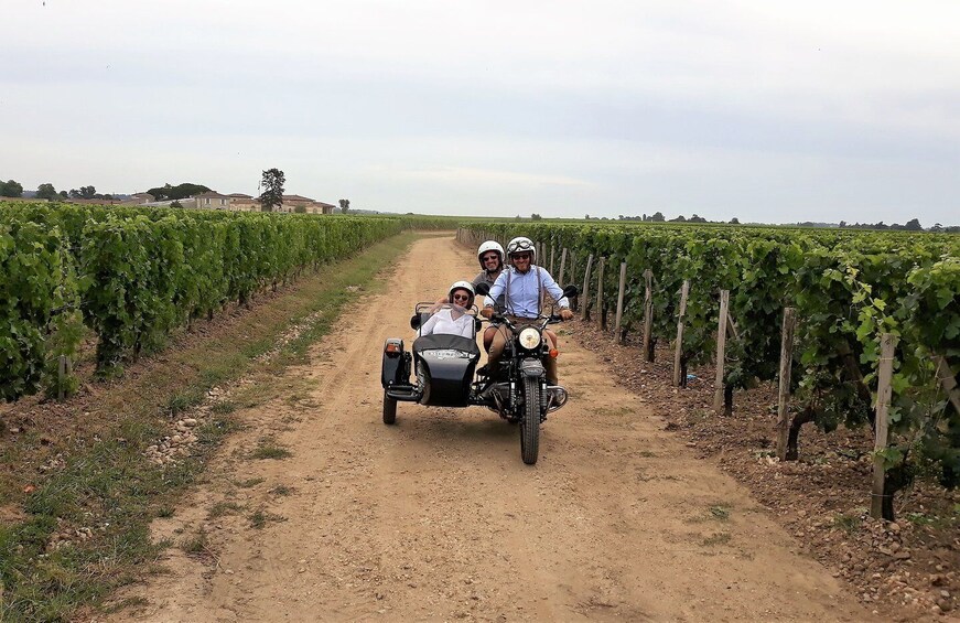 Picture 5 for Activity From Bordeaux: Saint-Emilion Wine Tour in a Sidecar