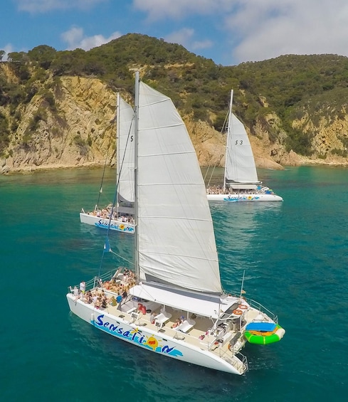Picture 24 for Activity Lloret de Mar: Catamaran Sailing Tour with BBQ and Drinks