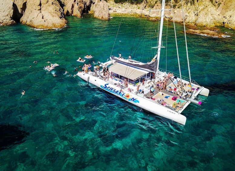 Picture 10 for Activity Lloret de Mar: Catamaran Sailing Cruise with BBQ and Drinks