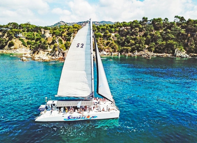 Picture 12 for Activity Lloret de Mar: Catamaran Sailing Cruise with BBQ and Drinks