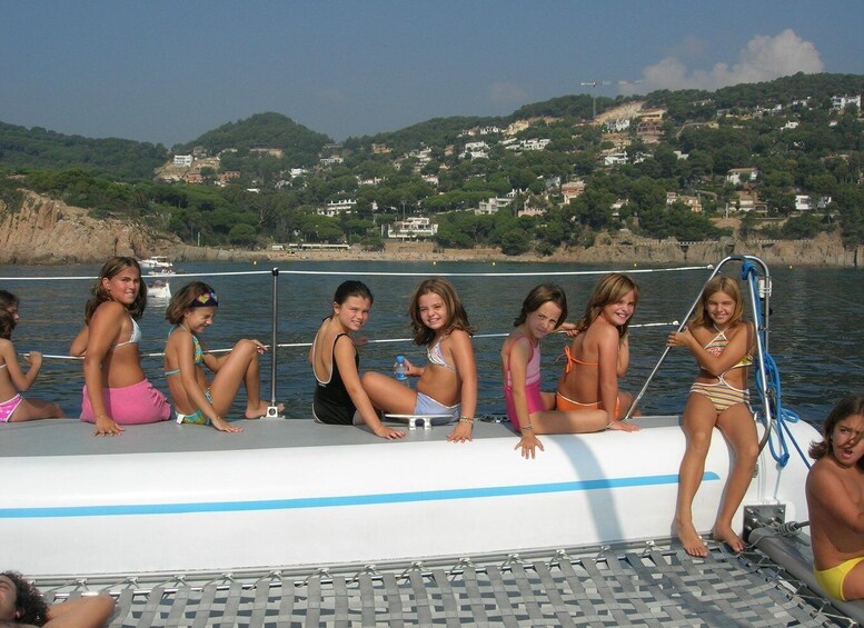 Picture 2 for Activity Lloret de Mar: Catamaran Sailing Cruise with BBQ and Drinks