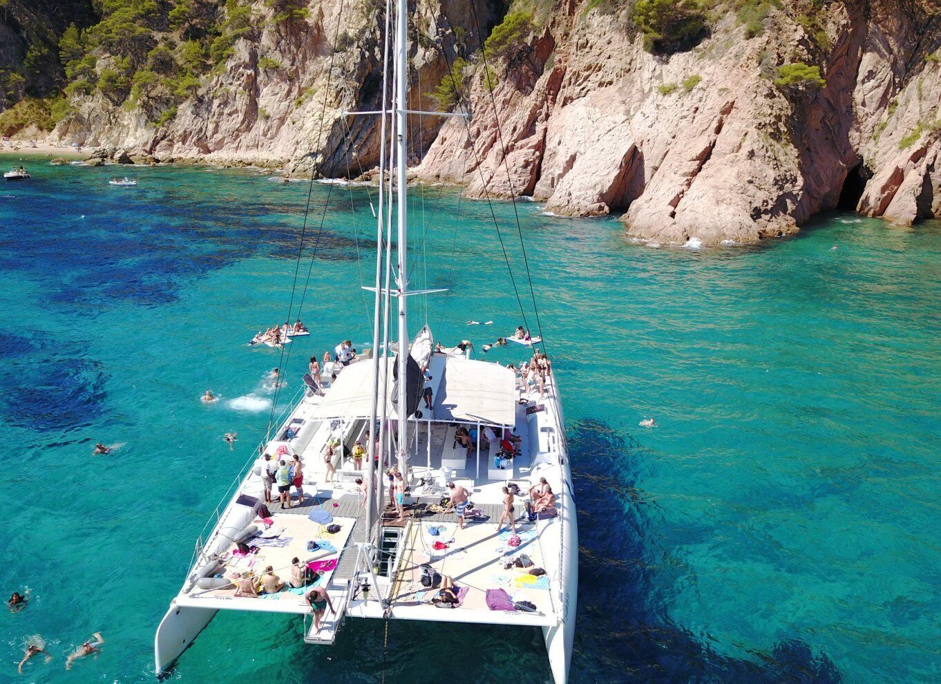 lloret de mar catamaran sailing experience with bbq