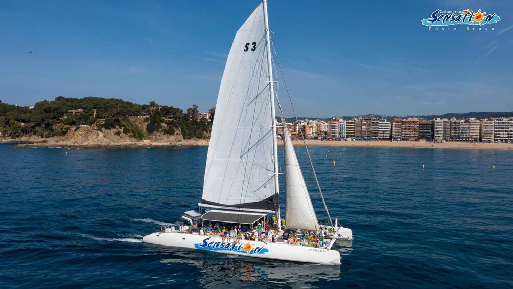 Picture 33 for Activity Lloret de Mar: Catamaran Sailing Cruise with BBQ and Drinks
