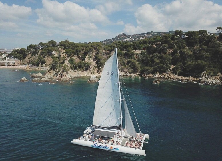 Picture 19 for Activity Lloret de Mar: Catamaran Sailing Cruise with BBQ and Drinks