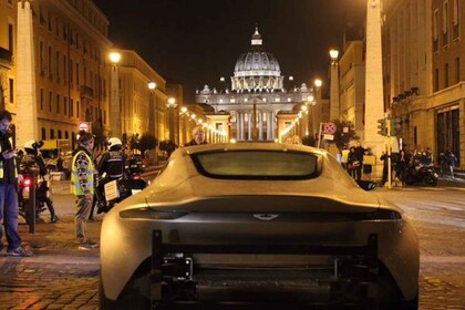 Roma: recorrido por James Bond Spectre en minivan