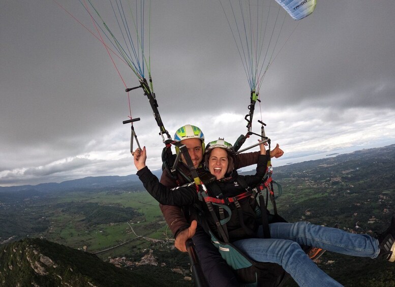 Picture 12 for Activity Corfu: Paragliding Tandem Flight Above Pelekas Town