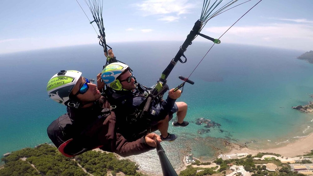 Picture 10 for Activity Corfu: Paragliding Tandem Flight Above Pelekas Town