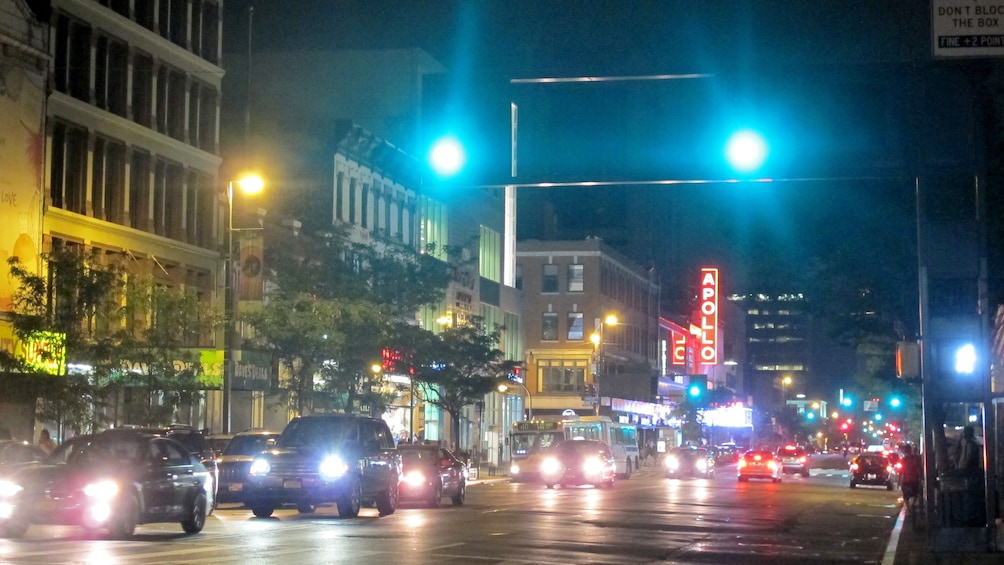 Street at night in Harlem