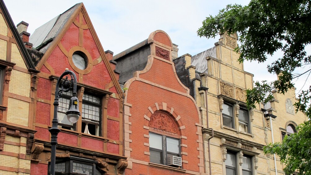 Row of buildings in Harlem