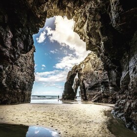 Fra Santiago de Compostela: Lugo og Cathedrals Beach