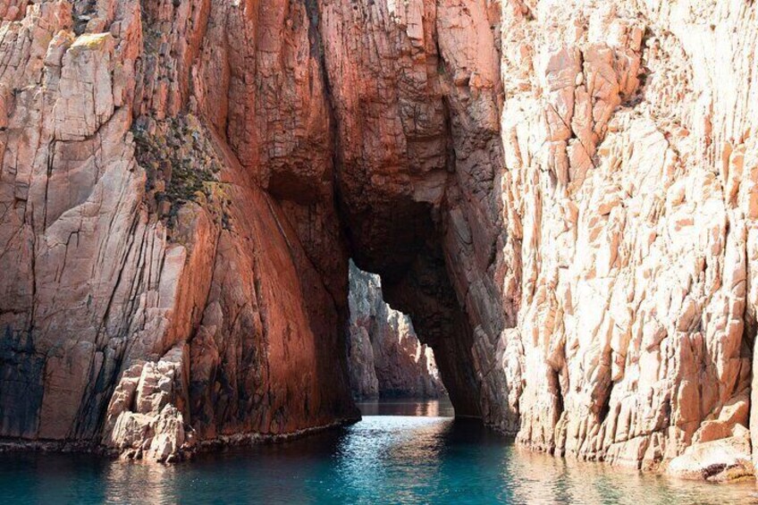 sea trip in the Calanques de Piana from Ajaccio half day