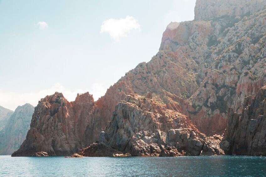 sea trip in the Calanques de Piana from Ajaccio half day