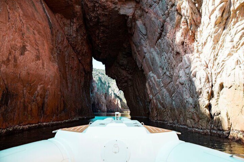 sea trip in the Calanques de Piana from Ajaccio half day