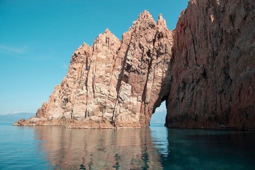 sea trip in the Calanques de Piana from Ajaccio half day