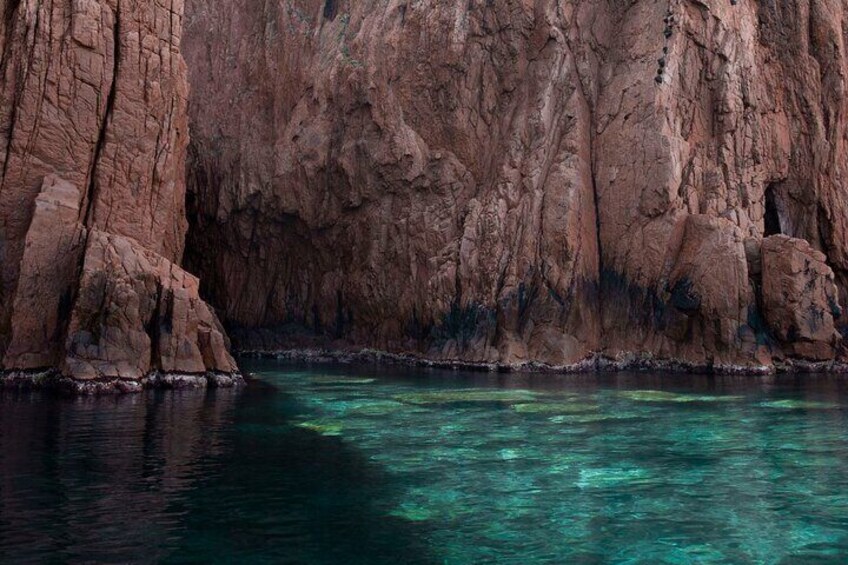 sea trip in the Calanques de Piana from Ajaccio half day