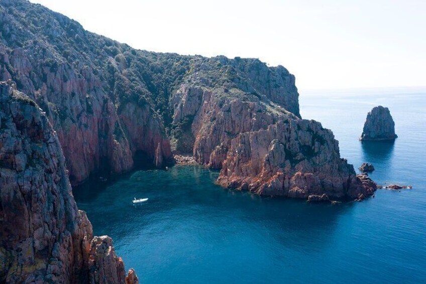 sea trip in the Calanques de Piana from Ajaccio half day