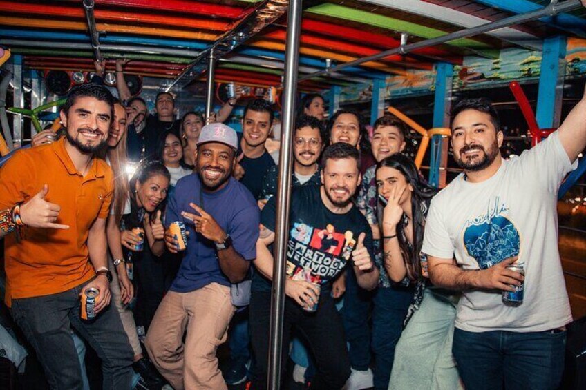 Night Rumba Tour in Party Bus through Medellín