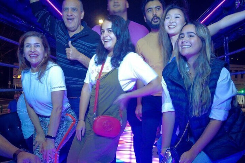 Night Rumba Tour in Party Bus through Medellín
