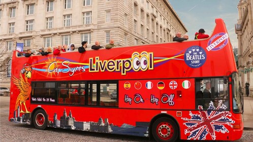 Tur Bus Terbuka 24 Jam Naik-Turun di Kota Liverpool