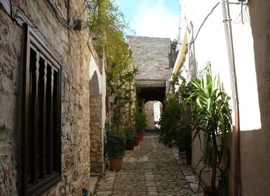 Walk around Pano Lefkara village and Lefkara lake