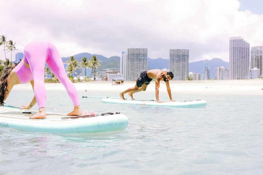 Picture 1 for Activity Waikiki: SUP Yoga Class