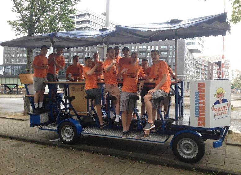 Picture 13 for Activity Amsterdam: Party Bike Tour with Beer