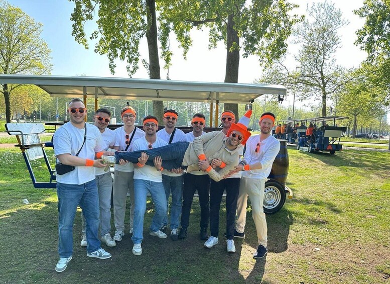 Picture 17 for Activity Amsterdam: Party Bike Tour with Beer