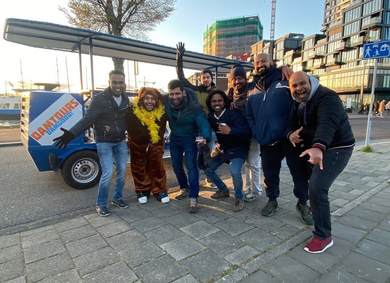 Picture 10 for Activity Amsterdam: Party Bike Tour with Beer