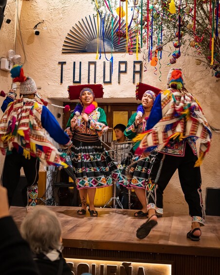 Picture 1 for Activity Cusco: Folkloric Andean Show & 3-Course Dinner at Tunupa