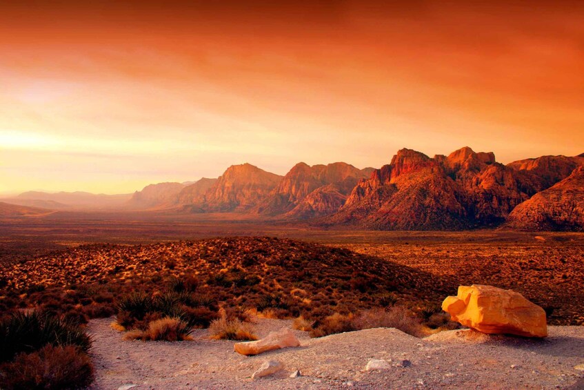 Picture 11 for Activity Las Vegas: Mojave, Red Rock Sign and 7 Magic Mountains Tour