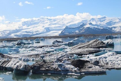 Jökulsárlón Glacier Lagoon, Diamond Beach and secret glaciers (from Djúpivo...