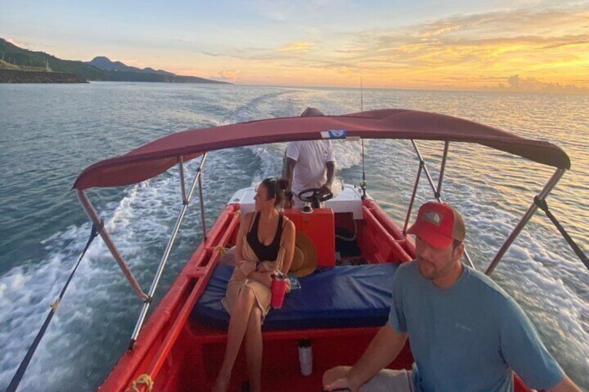Private Sunset Cruise in Caribbean in St. Lucia