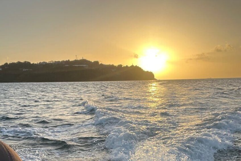 Private Sunset Cruise in Caribbean in St. Lucia
