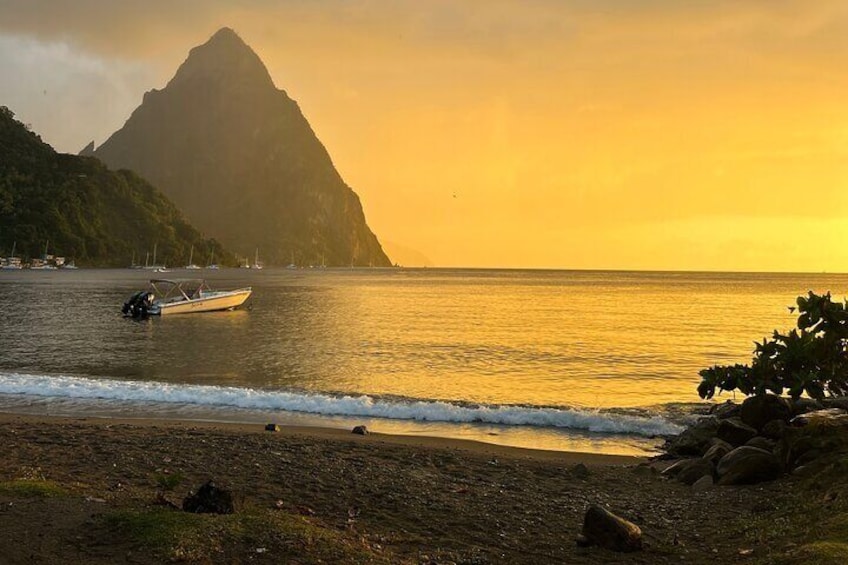 Private Sunset Cruise in Caribbean in St. Lucia