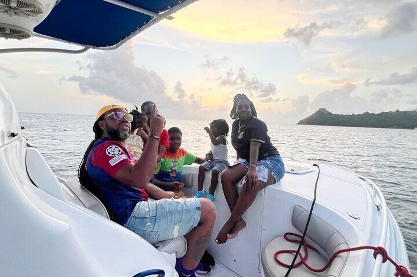 Private Sunset Cruise in Caribbean in St. Lucia
