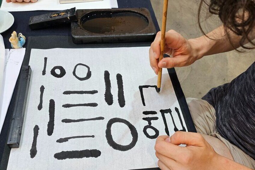 Create a Korean Calligraphy Scroll with Jeongju in Insadong Seoul