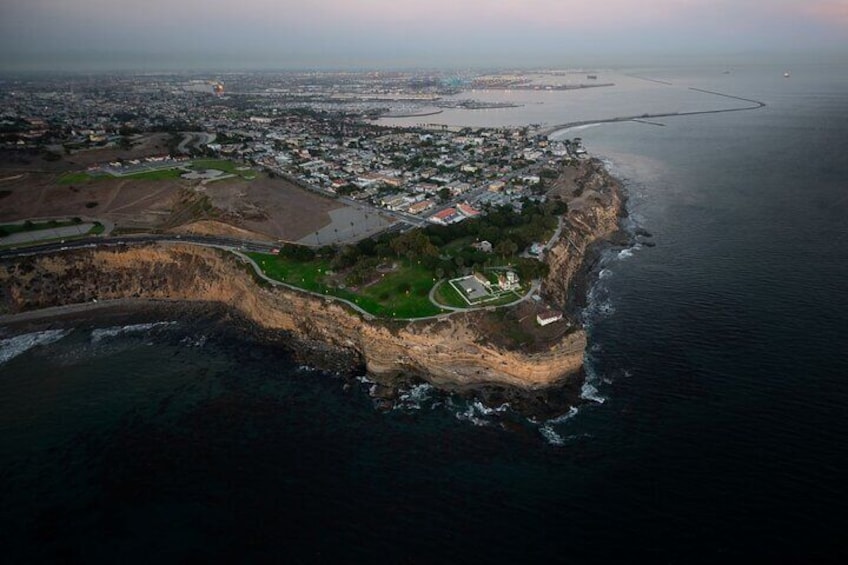 Private Helicopter Tour of Rancho Palos Verdes, Los Angeles, and Long Beach