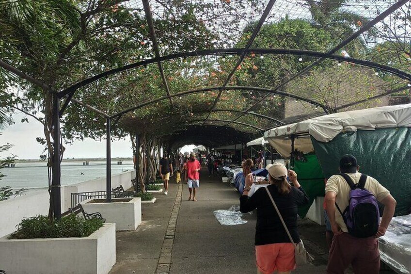 tourists enjoying
