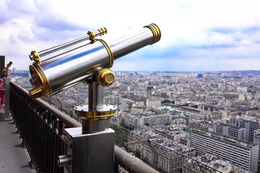 Eiffel Tower by Elevator, Spectacular City Views (Payable Option: Faster Access)