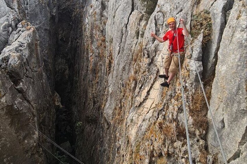 Half Day Private Adventure Via Ferrata in Benalauría