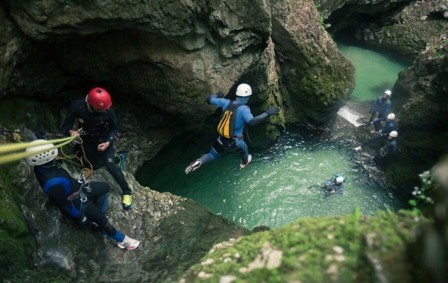 Picture 2 for Activity Bled: Amazing Canyoning Adventure Half-Day Tour