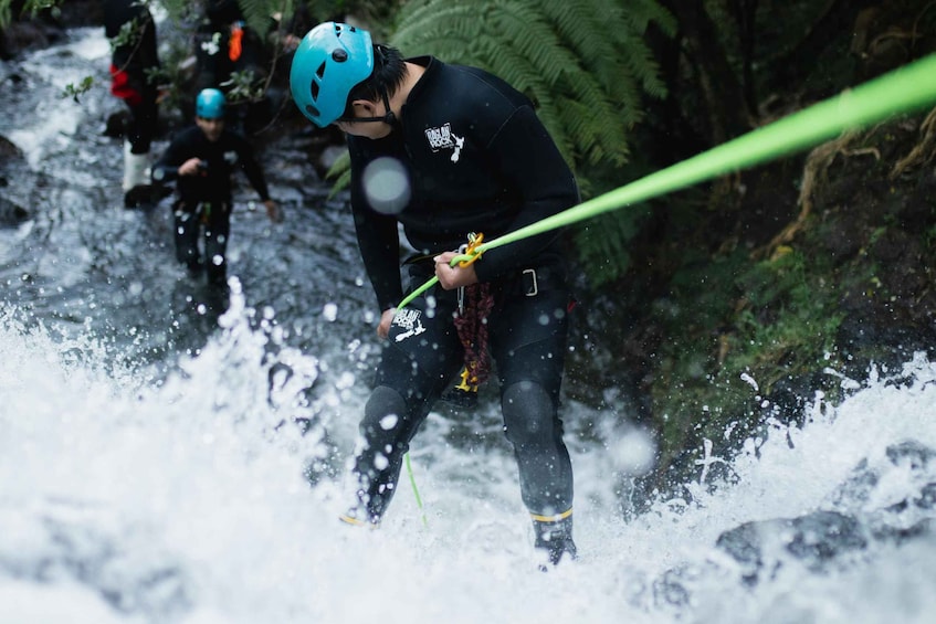 Picture 2 for Activity Raglan: Sunset Canyoning Tour and Glowworm Experience