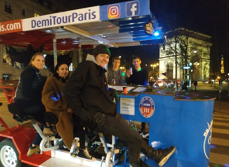 Picture 1 for Activity Paris: Beer Bike Bar With Drinks Included