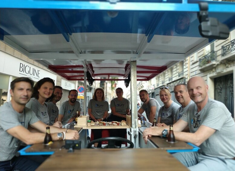 Picture 3 for Activity Paris: Beer Bike Bar With Drinks Included