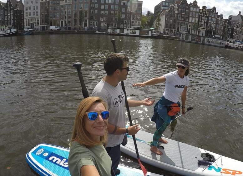 Picture 11 for Activity Amsterdam: 2-Hour Stand Up Paddle Board Tour