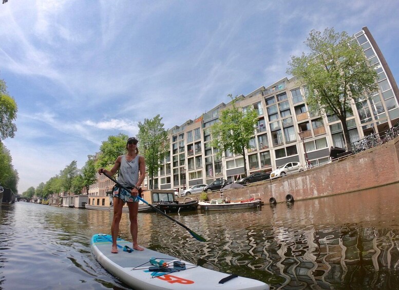 Picture 7 for Activity Amsterdam: 2-Hour Stand Up Paddle Board Tour