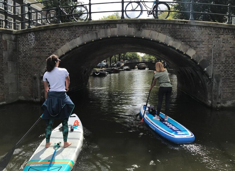 Picture 10 for Activity Amsterdam: 2-Hour Stand Up Paddle Board Tour